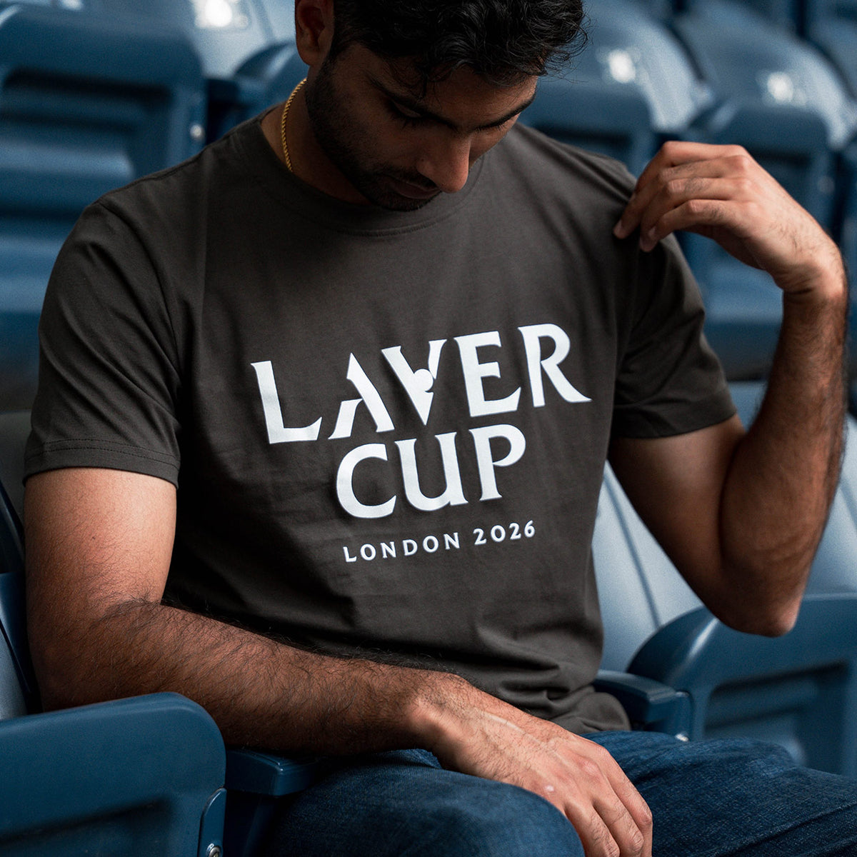 Laver Cup London 26 Tee (Dark Gray)